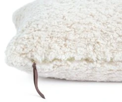Habitat Faux Shearling Cushion - Oatmeal - 60X40cm -Habitat Furni Sales 3136782 R Z003A