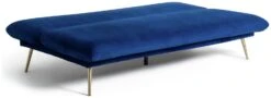 Habitat Matteo 2 Seater Velvet Clic Clac Sofa Bed - Blue -Habitat Furni Sales 3152027 R Z003A
