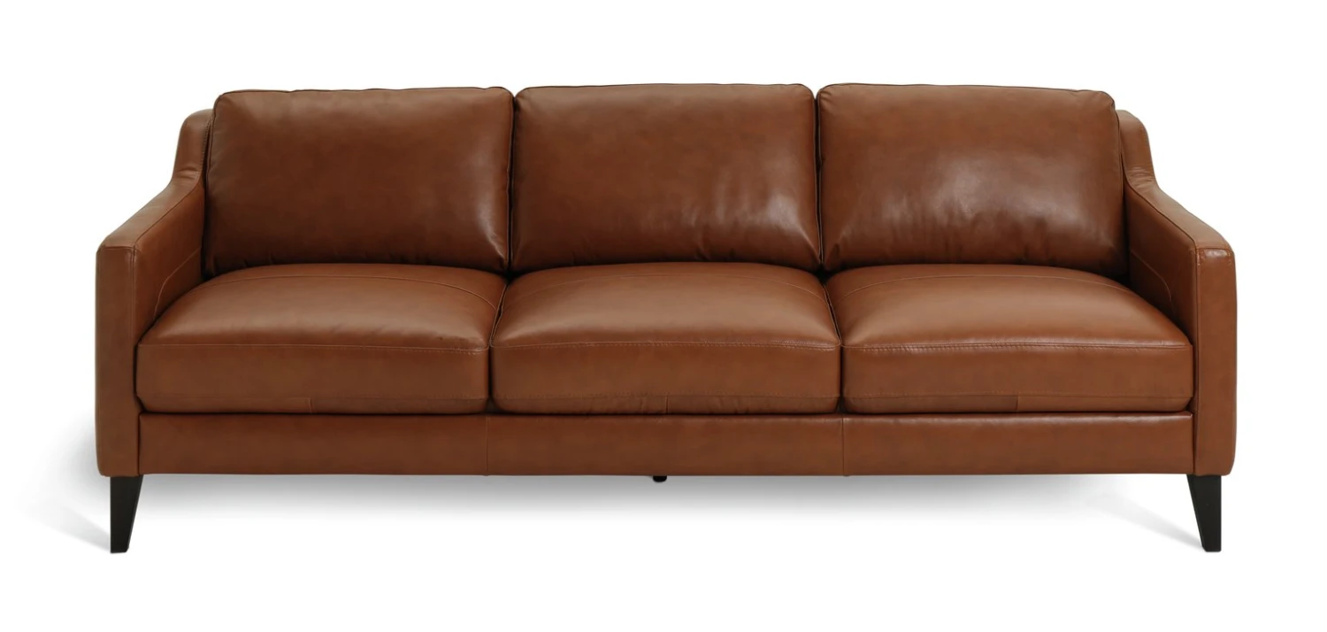 Habitat Leone Leather 4 Seater Sofa - Tan Habitat Leone Leather 4 Seater Sofa - Tan -Habitat Furni Sales 3182853 R Z001A