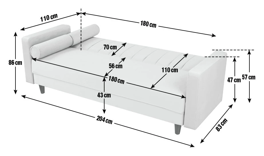 Habitat Preston Clic Clac Velvet Sofa Bed - Navy Habitat Preston Clic Clac Velvet Sofa Bed - Navy -Habitat Furni Sales 3249387 R E001