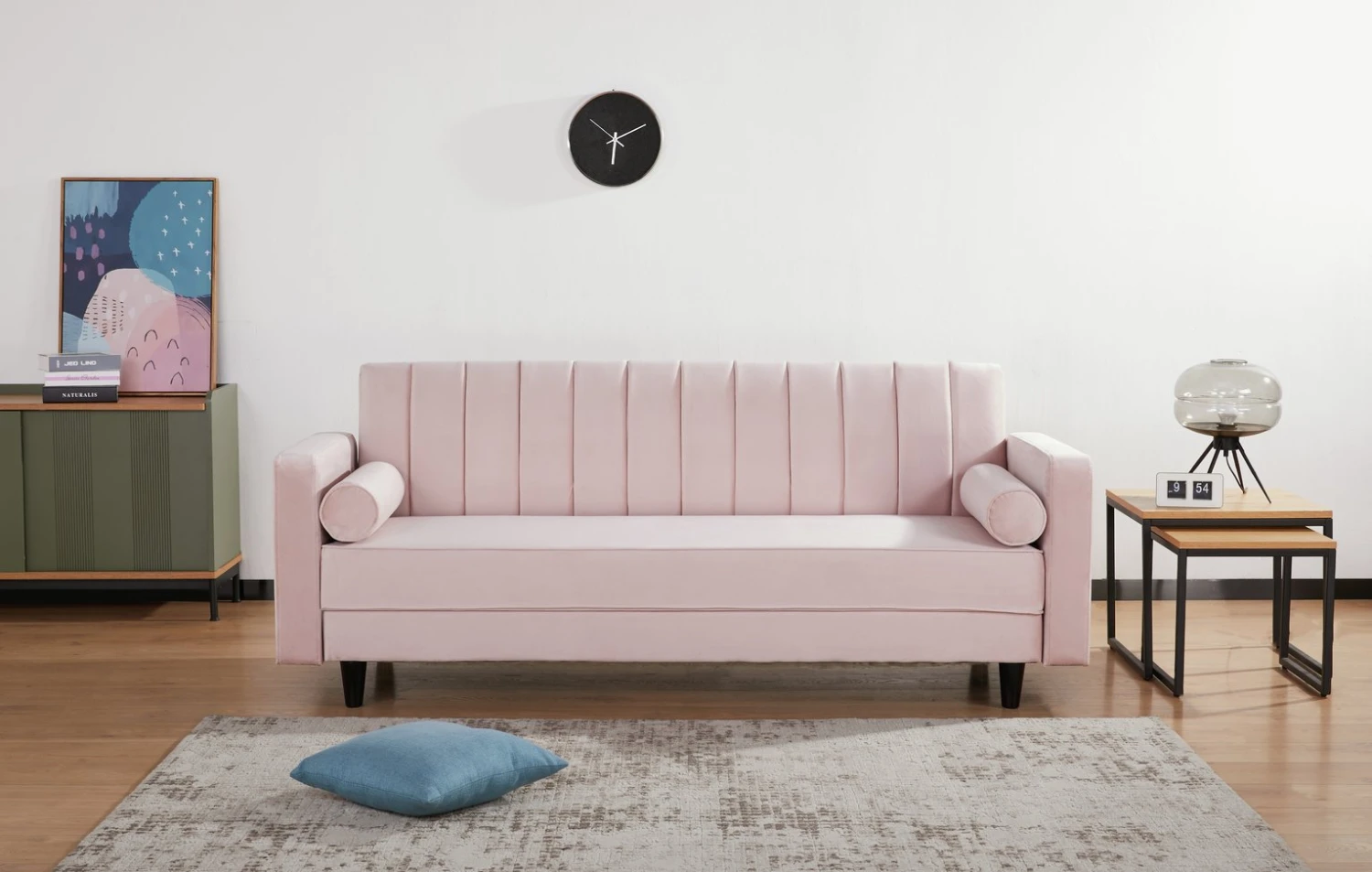 Habitat Preston Clic Clac Velvet Sofa Bed - Navy Habitat Preston Clic Clac Velvet Sofa Bed - Navy -Habitat Furni Sales 3249387 R Z001C