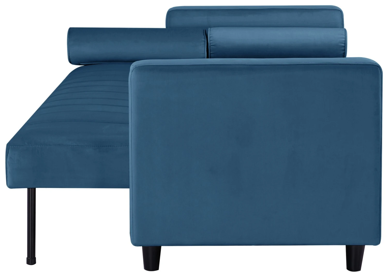 Habitat Preston Clic Clac Velvet Sofa Bed - Navy Habitat Preston Clic Clac Velvet Sofa Bed - Navy -Habitat Furni Sales 3249387 R Z004A
