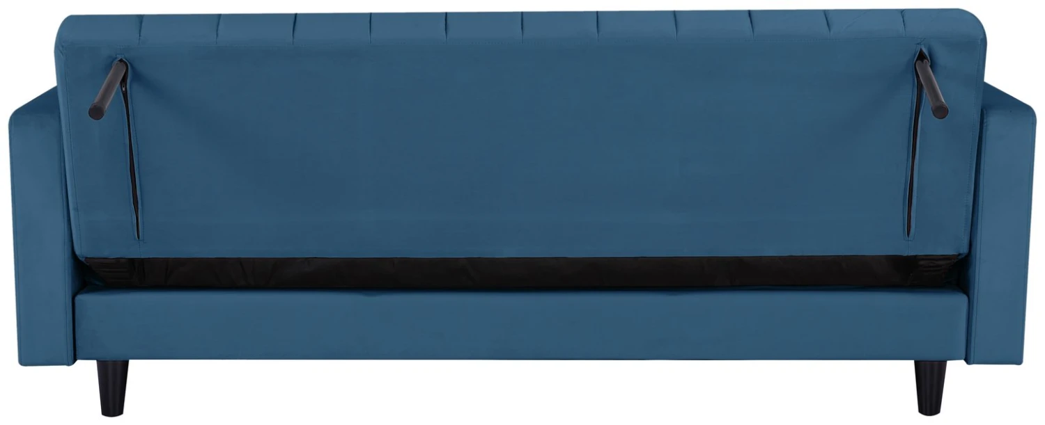 Habitat Preston Clic Clac Velvet Sofa Bed - Navy Habitat Preston Clic Clac Velvet Sofa Bed - Navy -Habitat Furni Sales 3249387 R Z005A