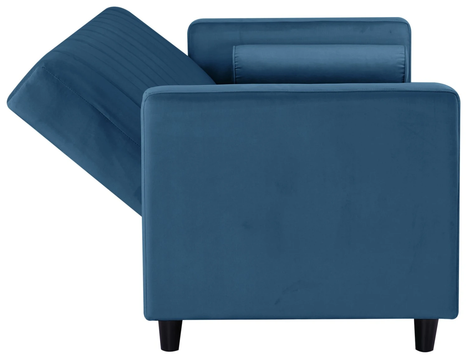 Habitat Preston Clic Clac Velvet Sofa Bed - Navy Habitat Preston Clic Clac Velvet Sofa Bed - Navy -Habitat Furni Sales 3249387 R Z007A