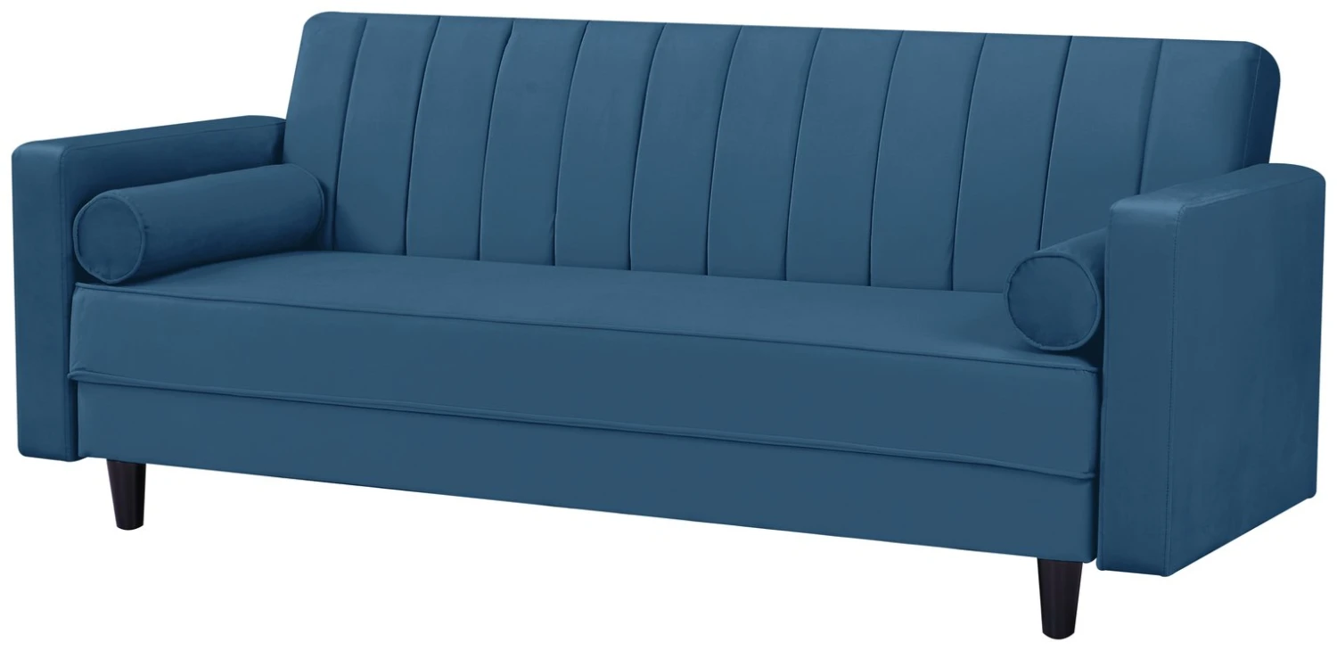 Habitat Preston Clic Clac Velvet Sofa Bed - Navy Habitat Preston Clic Clac Velvet Sofa Bed - Navy -Habitat Furni Sales 3249387 R Z009A