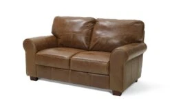 Habitat Salisbury Leather 2 Seater Sofa - Tan -Habitat Furni Sales 3314951 R Z002A