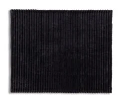 Habitat Ribbed Faux Fur Throw - Charcoal - 125X150cm -Habitat Furni Sales 3361320 R Z004A