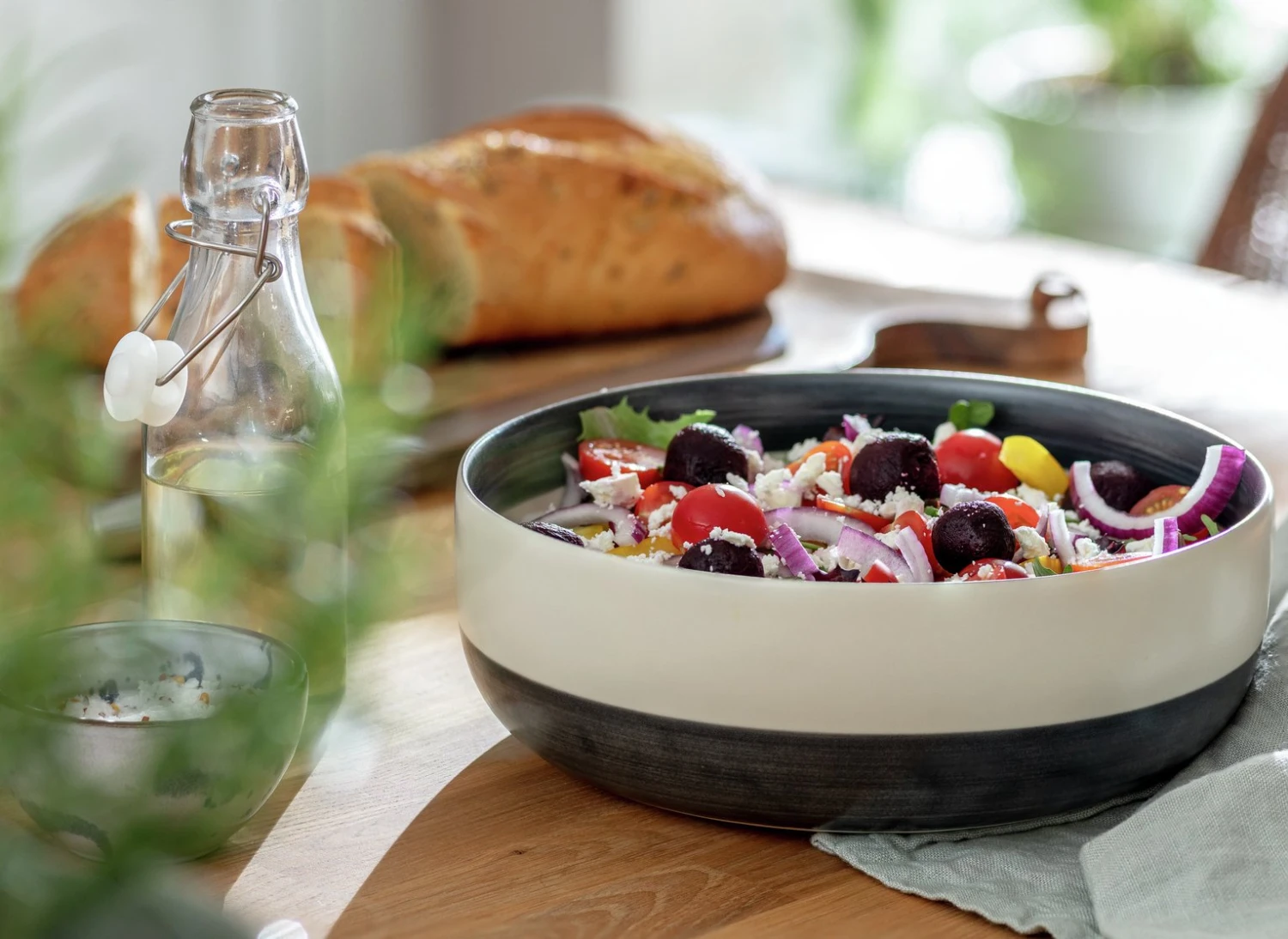 Habitat Artisan Stripe Stoneware Serving Bowl Habitat Artisan Stripe Stoneware Serving Bowl -Habitat Furni Sales 3365481 R Z001C