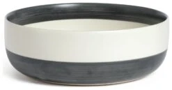 Habitat Artisan Stripe Stoneware Serving Bowl 6 Habitat Artisan Stripe Stoneware Serving Bowl -Habitat Furni Sales 3365481 R Z007A