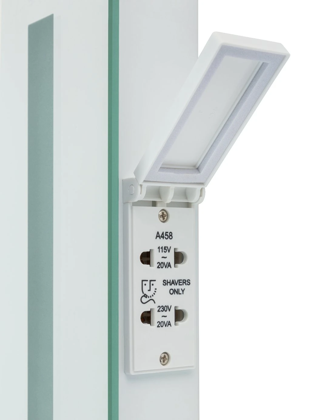 Habitat Abraham LED Bathroom Mirror Habitat Abraham LED Bathroom Mirror -Habitat Furni Sales 3371822 R Z006A