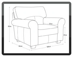 Habitat Salisbury Leather Armchair - Black -Habitat Furni Sales 3384400 R E001