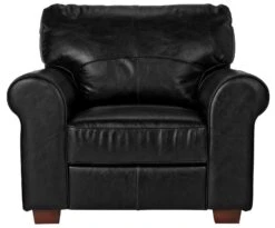 Habitat Salisbury Leather Armchair - Black -Habitat Furni Sales 3384400 R Z015A
