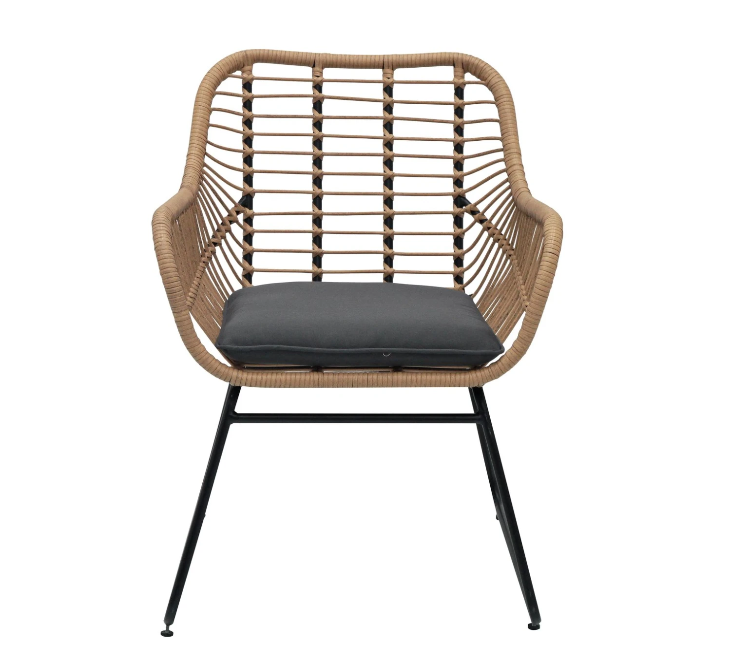 Habitat Ross Rattan Effect Garden Chair - Natural Habitat Ross Rattan Effect Garden Chair - Natural -Habitat Furni Sales 3412688 R Z002A