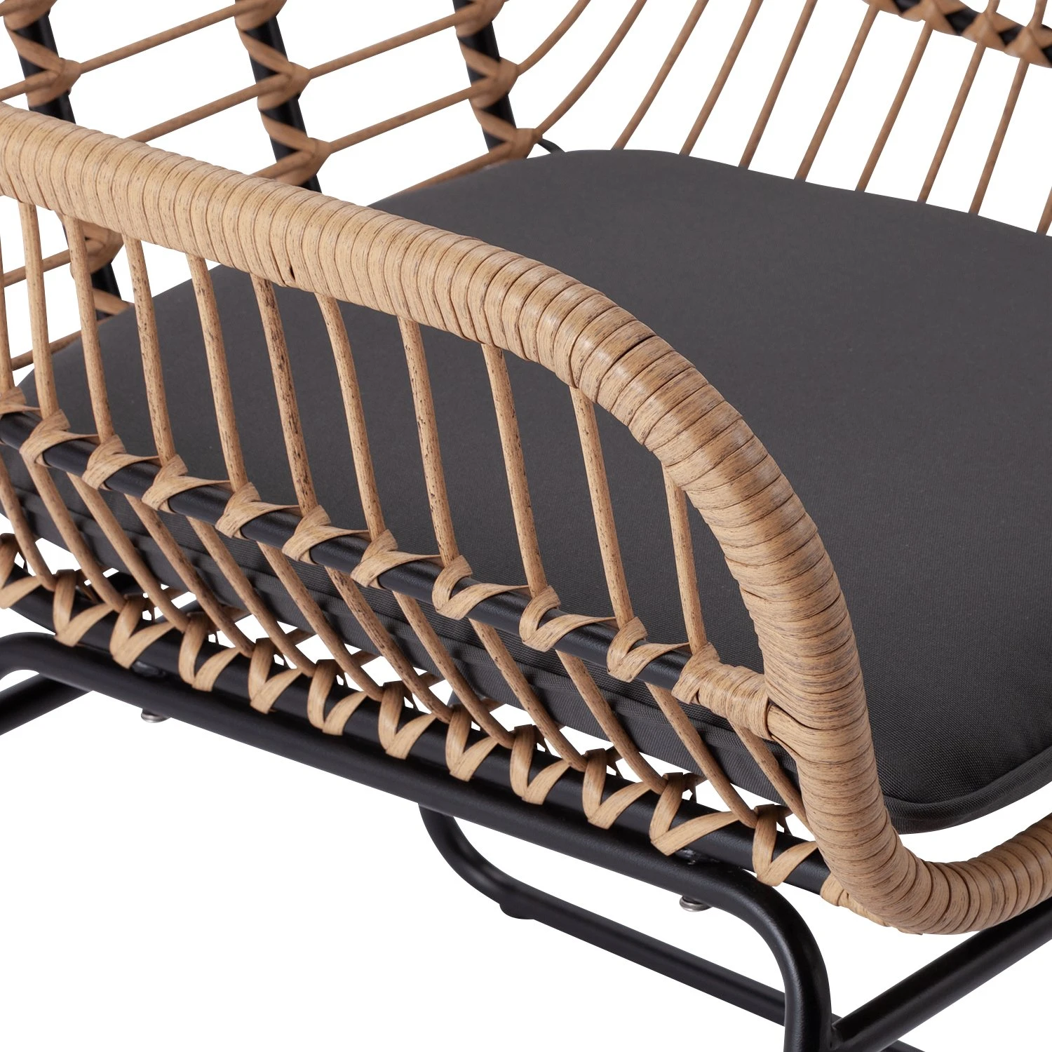 Habitat Ross Rattan Effect Garden Chair - Natural Habitat Ross Rattan Effect Garden Chair - Natural -Habitat Furni Sales 3412688 R Z003A