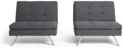 Habitat Duo 2 Seater Clic Clac Sofa Bed - Charcoal -Habitat Furni Sales 3432022 R Z006A