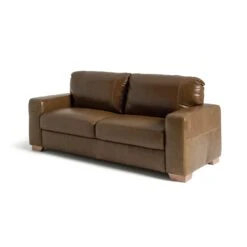 Habitat Eton Leather 3 Seater Sofa - Tan -Habitat Furni Sales 3433454 R Z002A