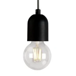 Habitat Pendant Ceiling Light - Matte Black & Herringbone -Habitat Furni Sales 3449802 R Z003A