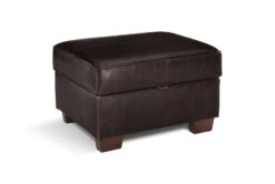 Habitat Salisbury Leather Storage Footstool - Chocolate -Habitat Furni Sales 3458673 R Z002A