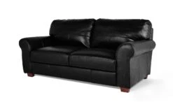 Habitat Salisbury Leather 3 Seater Sofa - Black -Habitat Furni Sales 3568604 R Z002A