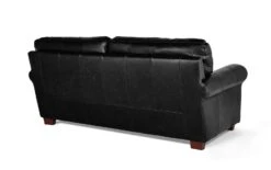 Habitat Salisbury Leather 3 Seater Sofa - Black -Habitat Furni Sales 3568604 R Z003A