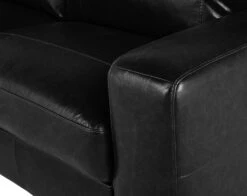 Habitat Salisbury Leather 3 Seater Sofa - Black -Habitat Furni Sales 3568604 R Z006A