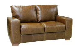 Habitat Eton Leather 2 Seater Sofa - Tan -Habitat Furni Sales 3574478 R Z004A