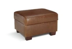 Habitat Salisbury Leather Storage Footstool - Tan -Habitat Furni Sales 3575752 R Z002A