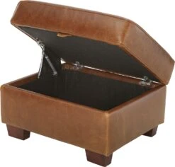 Habitat Salisbury Leather Storage Footstool - Tan -Habitat Furni Sales 3575752 R Z004A UC17677558