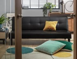 Habitat Patsy 2 Seater Clic Clac Sofa Bed - Black 2 Habitat Patsy 2 Seater Clic Clac Sofa Bed - Black -Habitat Furni Sales 3594692 R Z001C
