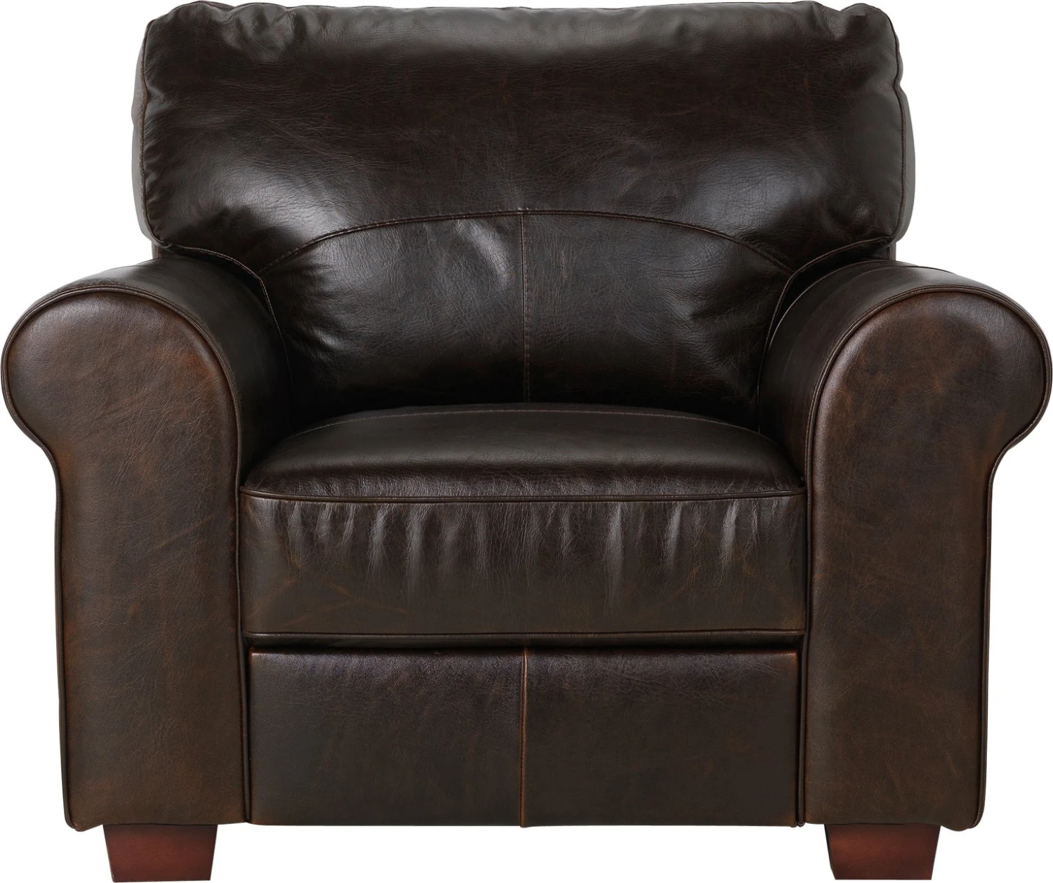 Habitat Salisbury Leather Armchair - Chocolate Habitat Salisbury Leather Armchair - Chocolate -Habitat Furni Sales 3598045 R Z001A