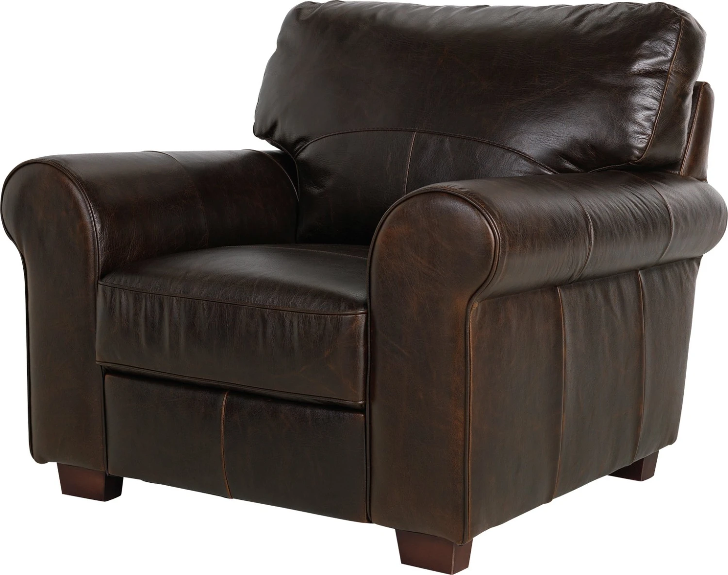 Habitat Salisbury Leather Armchair - Chocolate Habitat Salisbury Leather Armchair - Chocolate -Habitat Furni Sales 3598045 R Z002A