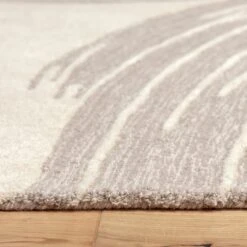 Habitat Hand Tufted Wool & Cotton Rug - Natural -120X170cm -Habitat Furni Sales 3636574 R Z002C