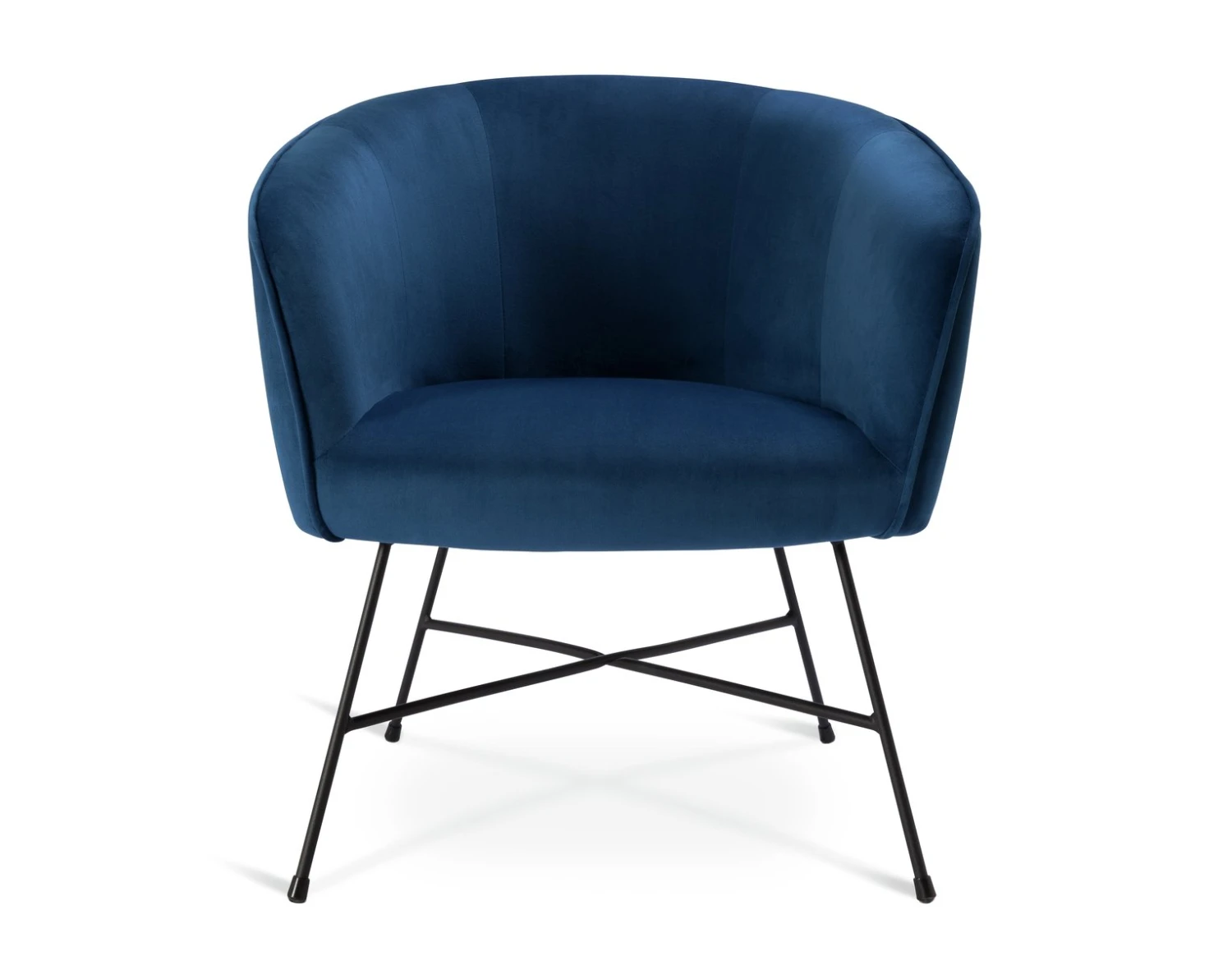 Habitat Jax Velvet Accent Chair - Navy Habitat Jax Velvet Accent Chair - Navy -Habitat Furni Sales 4016234 R Z001A