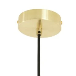 Habitat Tires Alabaster Ceiling Pendant Light -Brushed Brass -Habitat Furni Sales 4075990 R Z004A