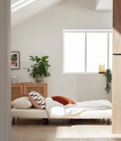 Habitat Roma Small Double Boucle Chairbed - Cream -Habitat Furni Sales 4077981 R Z005A