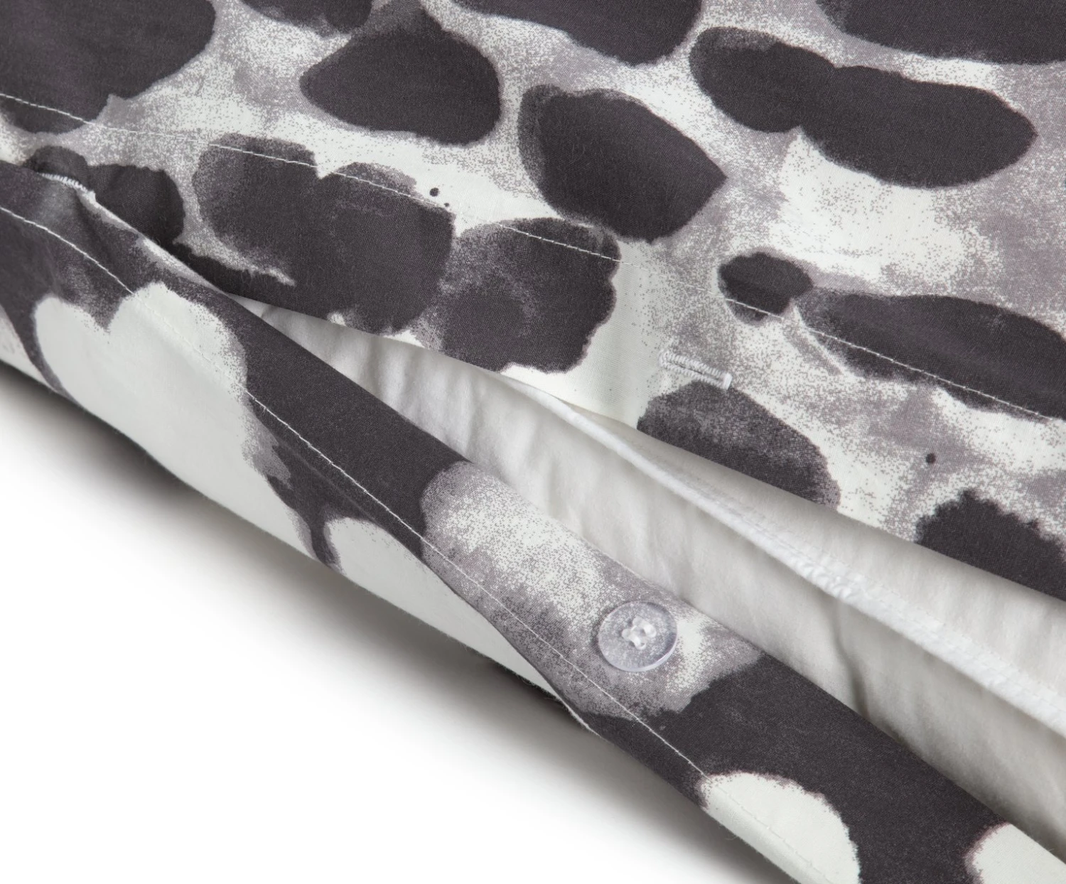 Habitat Cotton Bark Print Black & Grey Bedding Set - Double Habitat Cotton Bark Print Black & Grey Bedding Set - Double -Habitat Furni Sales 4095798 R Z004A