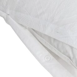 Habitat Cotton 180TC Leaf Matelasse White Bedding - Double -Habitat Furni Sales 4096429 R Z004A