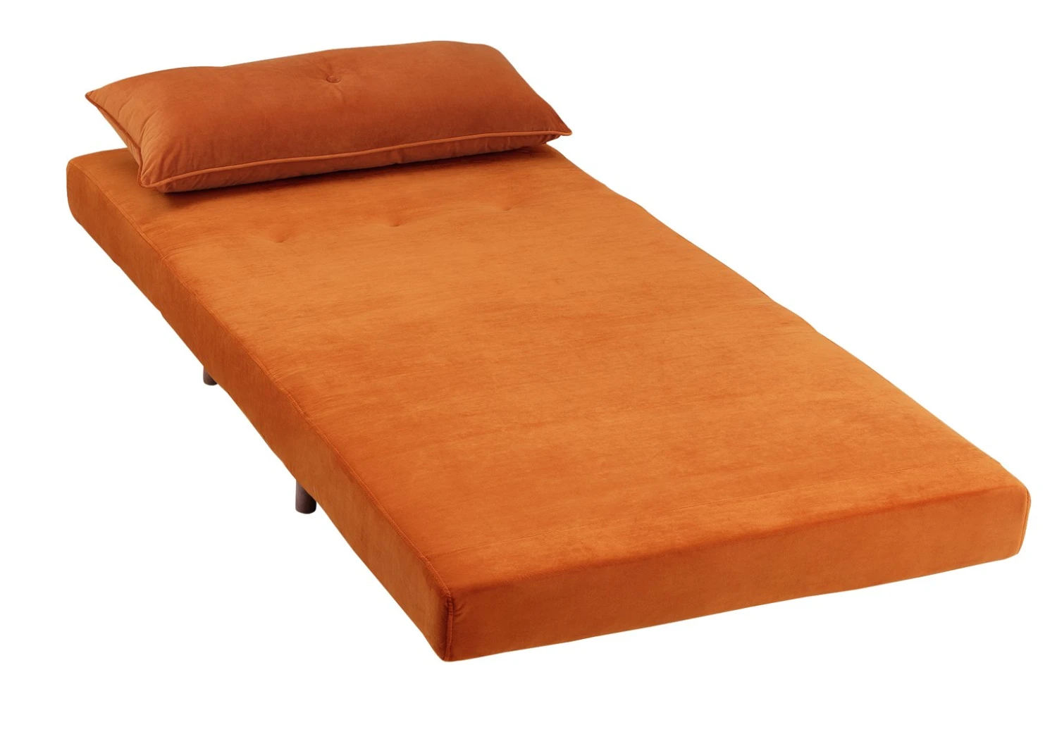 Habitat Roma Single Velvet Chairbed - Orange Habitat Roma Single Velvet Chairbed - Orange -Habitat Furni Sales 4165707 R Z002A