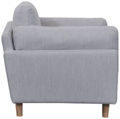 Habitat Salome Fabric Cuddle Chair - Light Grey -Habitat Furni Sales 4333742 R Z004A