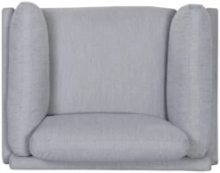 Habitat Salome Fabric Cuddle Chair - Light Grey -Habitat Furni Sales 4333742 R Z006A