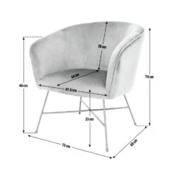 Habitat Jax Velvet Accent Chair - Black -Habitat Furni Sales 4335135 R E001