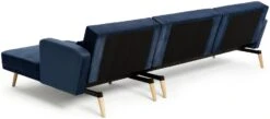 Habitat Andy Right Corner Velvet Clic Clac Sofa Bed - Navy -Habitat Furni Sales 4461126 R Z005A