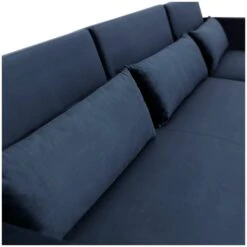 Habitat Andy Right Corner Velvet Clic Clac Sofa Bed - Navy -Habitat Furni Sales 4461126 R Z008A