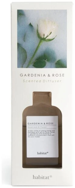 Habitat 150ml Scented Diffuser - Gardenia & Rose -Habitat Furni Sales 4497444 R Z002A