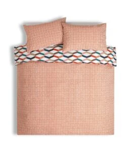 Habitat Geometric ZigZag Multicolour Bedding Set - Single -Habitat Furni Sales 4529257 R Z003A