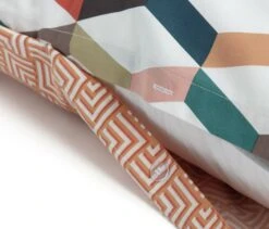 Habitat Geometric ZigZag Multicolour Bedding Set - Single -Habitat Furni Sales 4529257 R Z004A