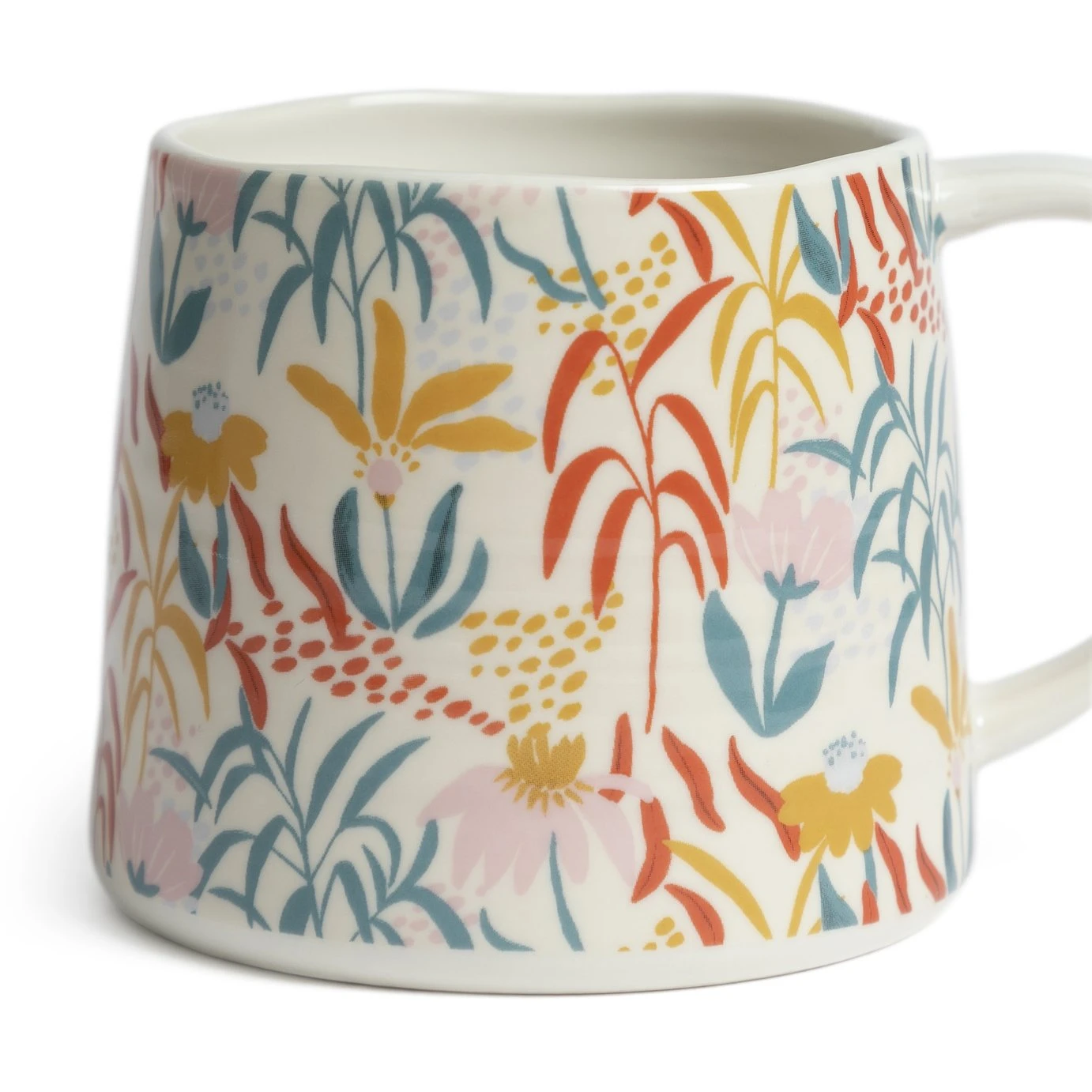Habitat Floral Ripple Set of 4 Mugs Habitat Floral Ripple Set Of 4 Mugs -Habitat Furni Sales 4544421 R Z003A