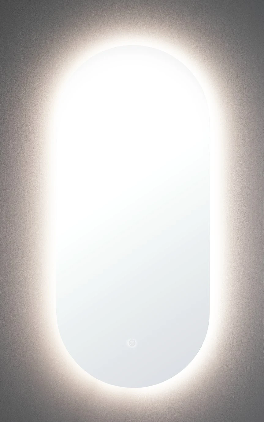 Habitat Large Vertical Backlight LED Mirror - White Habitat Large Vertical Backlight LED Mirror - White -Habitat Furni Sales 4564401 R Z003A