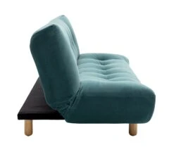 Habitat Kota 3 Seater Velvet Clic Clac Sofa Bed - Teal -Habitat Furni Sales 4588298 R Z004A