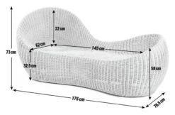 Habitat Betal Rattan 2 Seater Sofa - Natural -Habitat Furni Sales 4636755 R E001